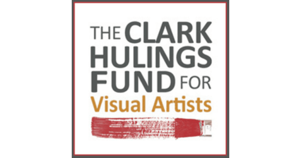 Graphic that says The Clark Hulings Fund for Visual Artists
