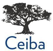 Ceiba's logo featuring a tree in silhouette. 