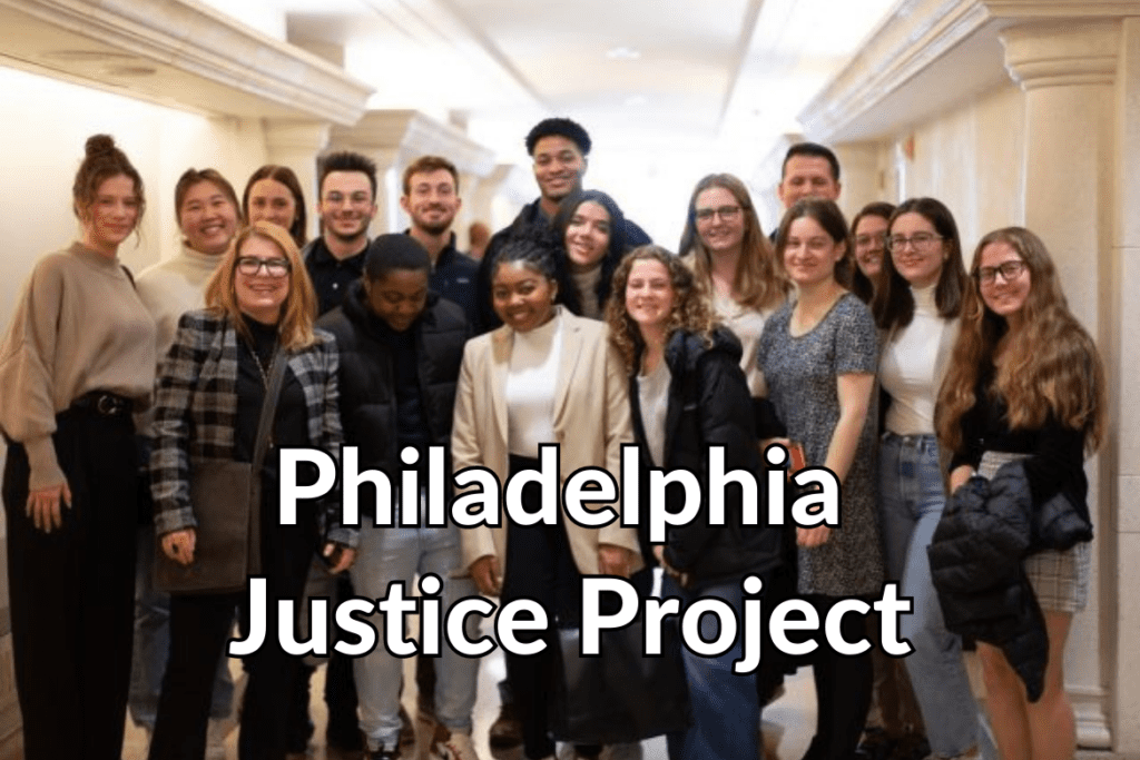 The Philadelphia Justice Project staff pose for a photo